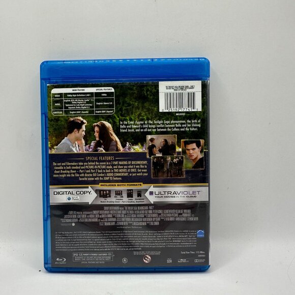The Twilight Saga: Breaking Dawn Part 2 Blu-Ray Rated PG-13 - Picture 2 of 3